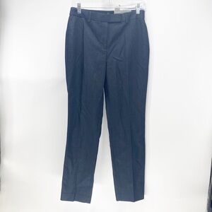 Talbots high waist straight pant dark blue Wash classic chic career ware preppy